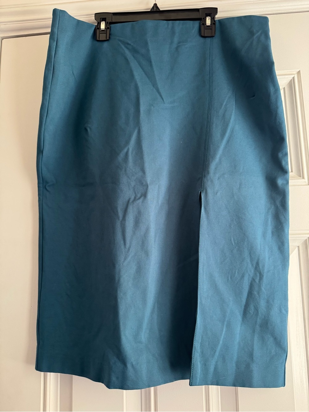 Ann Taylor Teal Blue Stretch Skirt